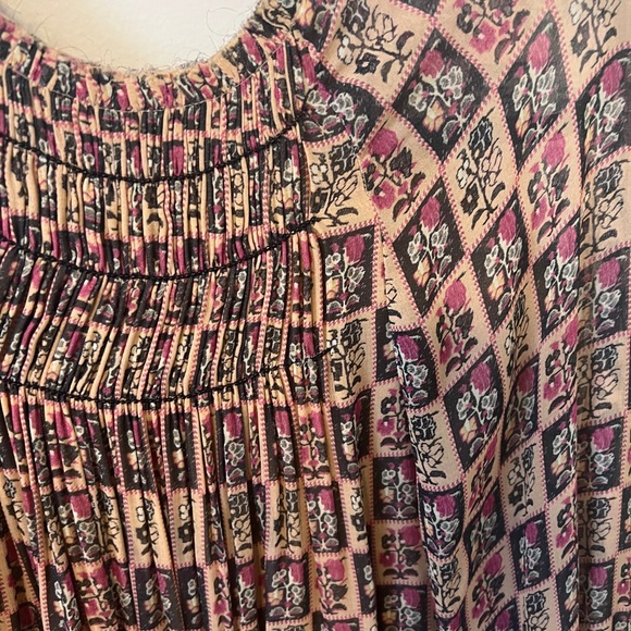 ANTHROPOLOGIE Tanvi Kedia Long Sleeve Taliyah Abstract Shift Dress - Picture 3 of 4